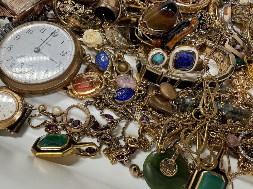 10k 12k 14k Gold Filled Gold Plated RGP Scrap Lot Melt or Resale