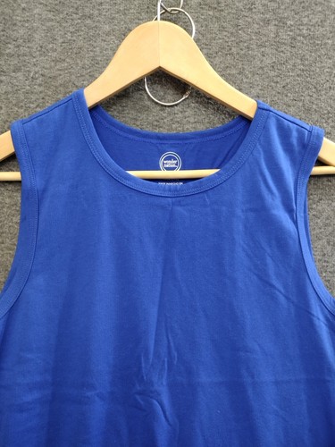 Wonder Nation Boys 2-Pck Sleeveless Blue Tank Top + Black Explorer Shorts XXL 18 - Picture 3 of 12