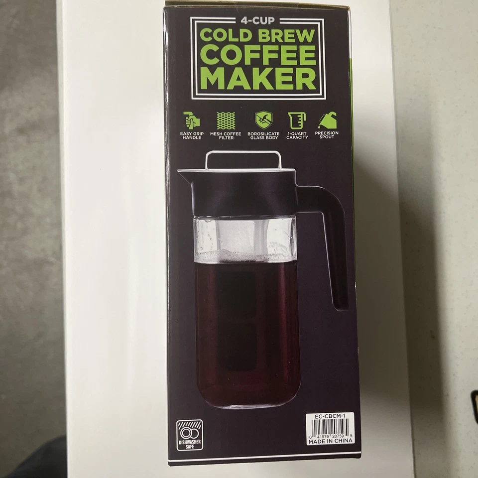 Cafetera fría Eco+Chef de 4 tazas - Nueva en caja sellada Foto 2 de 4