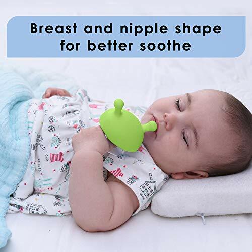 mombella mushroom teether pink