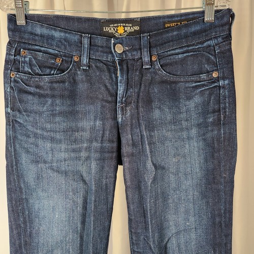 Lucky Brand Jeans SWEET'N STRAIGHT Size 6 Inseam 33 - Picture 4 of 9