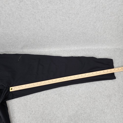 Mountain Hardwear Pants Womens Large Black Ankle Hi Rise Stretch Hiking Dynama - Picture 6 of 10