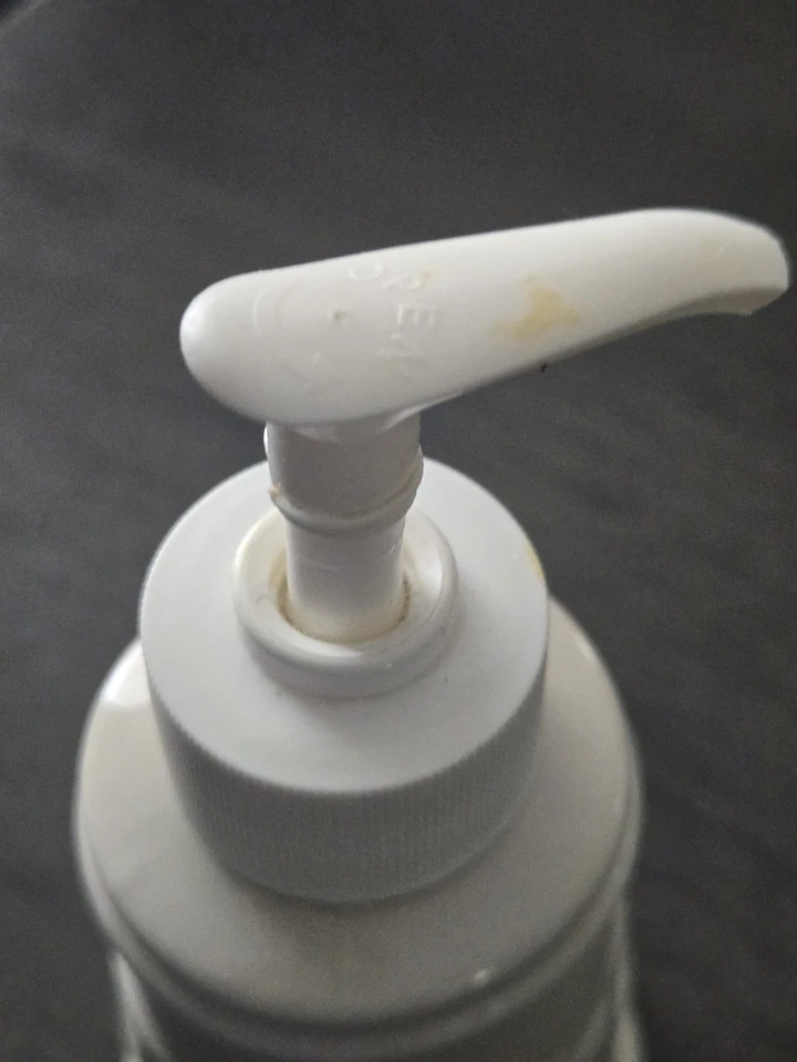 Longaberger Azul Floral Cerámica Jabón Loción Dispensador Bomba Baño Cocina EE. UU. Foto 3 de 4