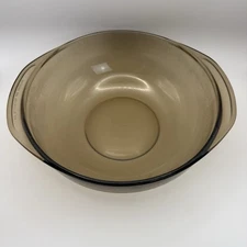 Vintage PYREX 024 Amber Glass Round 2 Quart Casserole Baking Bowl NO LID