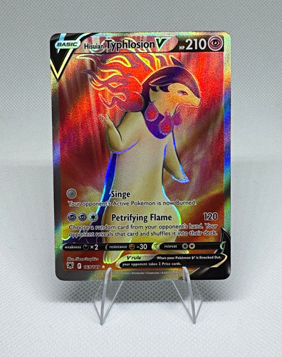 Pokémon TCG Hisuian Typhlosion V 169/189 Astral Radiance Holo Ultra Rare NM
