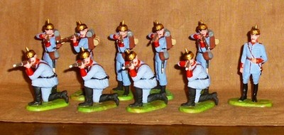 10 Preussen/Bayern-Pickelhaube-8cm-1-gem. Elastolin Germany-selten-Zustand 1-2