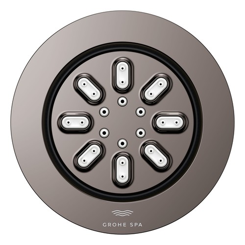 Grohe 26 844 Rainshower 2 Function Round Body Spray - Hard Graphite - Bild 12 von 12