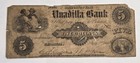 1855 The Unadilla Bank, Unadilla, New York NY $5 Obsolete Banknote — photo 1