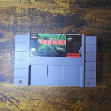 Disney's The Jungle Book Super Nintendo SNES Game Gray Cart Virgin Platformer