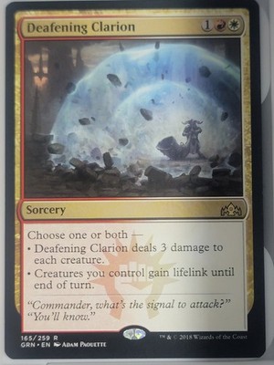 MTG Magic the Gathering Deafening Clarion (165/291) Guilds of Ravnica LP