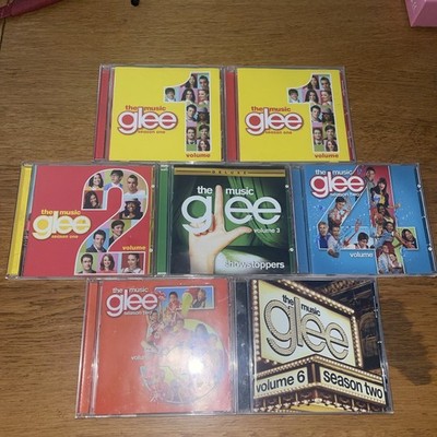 LOT of 7 CDs: Glee TV Show Soundtrack Collection Seasons 1-2 Compilation
