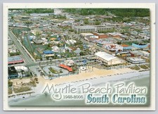 Postcard Continental Myrtle Beach Pavilion Aerial View South Carolina
