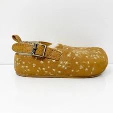 Oshkosh B'gosh Girls Mula OF22C16H Brown Floral Slip On Clogs Size 6 M