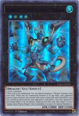 Yugioh! LP Starliege Photon Blast Dragon (Purple) - LDS2-EN054 - Ultra Rare - 1s