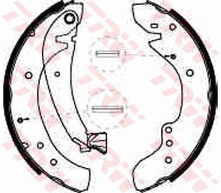 TRW Bremsbackensatz GS8545 FüR CitroËN Passend FüR Fiat Peugeot-image