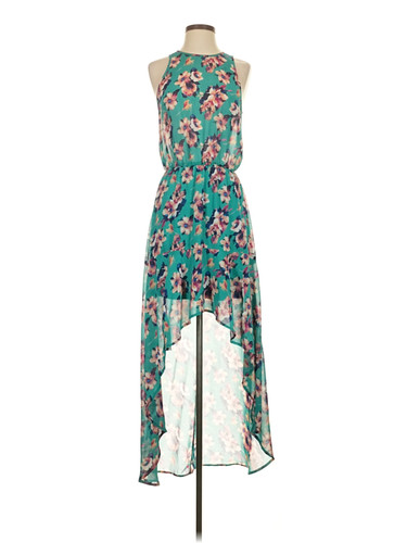 Charles Henry Women Green Casual Dress S