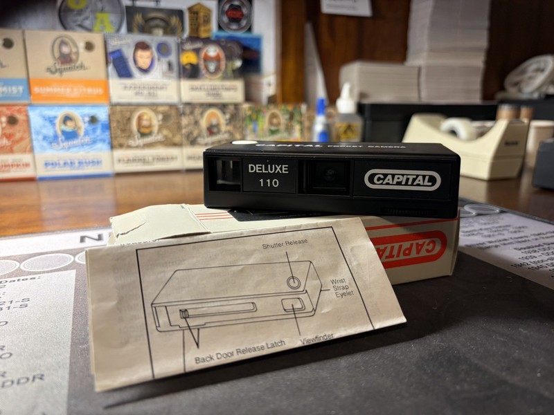 Capital Deluxe 110 Vintage Pocket Camera 