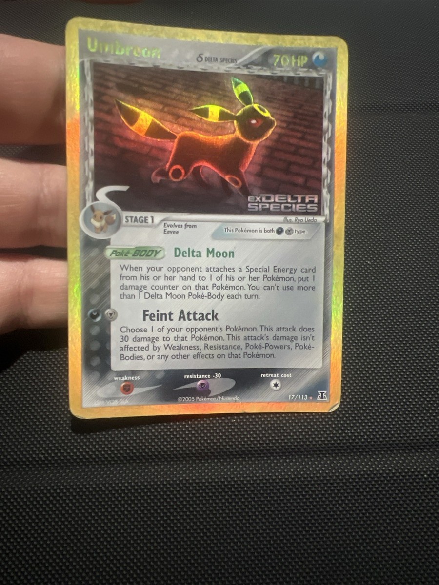 PSA8 英語版 ブラッキー デルタ種 Umbreon #17 Delta ブラッキー