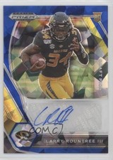 2021 Panini Prizm Draft Picks Blue Ice 30/75 Larry Rountree III Auto n0c
