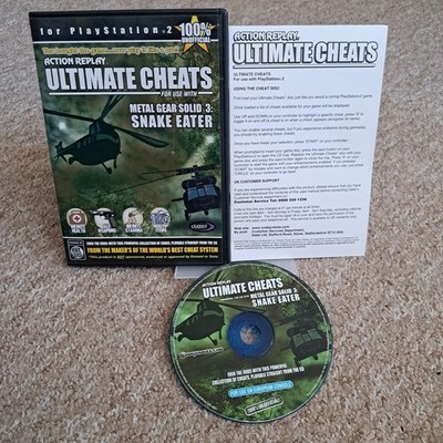 Action Replay Ultimate Cheats für Metal Gear Solid 3 Snake Eater PS2 Videospiel