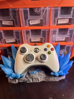 Manette Xbox 360 Filaire Blanche RÉVISÉE Microsoft Officielle USB PC Testée OK - Photo 1/2