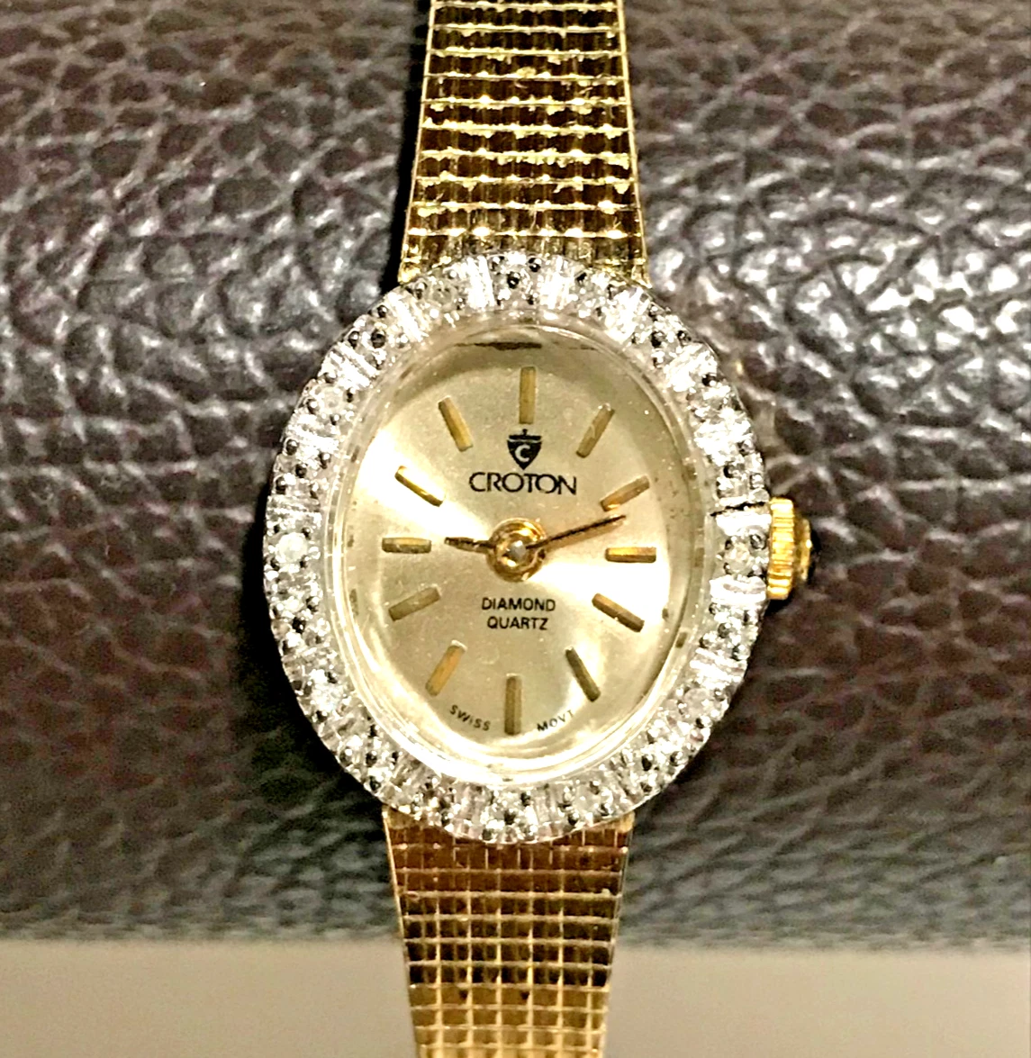Croton Quartz Battery Diamond Wristwatches for sale | eBay