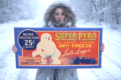 #ad #ad Super Pyro Antifreeze Gas Oil Service Station Advertising Sign $55.00