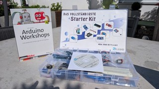 ELEGOO Mega 2560 R3 Starter Kit für Arduino inkl. Buch Arduino Workshops