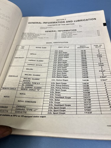 1976 Chevrolet Passenger Car Service & Overhaul Manual Supplement ST-329-76 - Bild 7 von 15