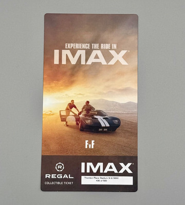Ford V Ferrari IMAX Collectible Ticket
