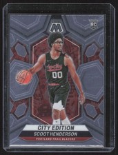 2023-24 Panini Mosaic City Edition Scoot Henderson Rookie Portland Trail Blazers
