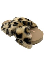 Toms Women's Susie Eva Slippers Dark Natural Leopard