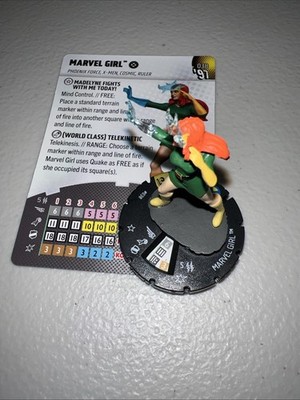 Marvel Heroclix  MARVEL GIRL - 038 - SUPER RARE  X-Men '97 Set