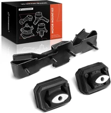 A-Premium 3PCS Engine Motor Mount and Transmission Kit Compatible Black 