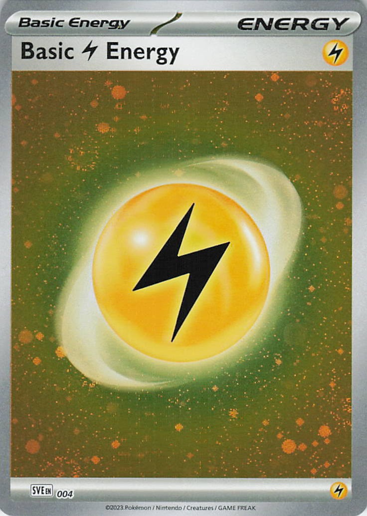 Basic Lightning Energy (Cosmos Holo) Holo Common SVE 004 NM
