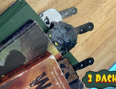 Holographic Halloween Bookmarks (3-pack)