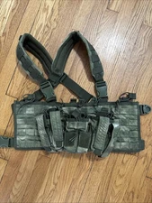 Condor Gen5 MOLLE Recon Chest Rig Adjustable Tactical Modular Vest - ATACS-FG