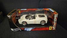 Hot Wheels Ferrari 360 Spider WHIPS NIB! White 1/18 C3866