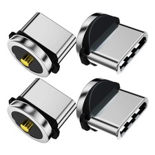ANMONE USB C Magnetic Charger Cable Tips Only for charging, 4Pcs C