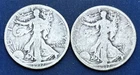 1917-S on rev. (2)  Walking Liberty Half   Silver Coins
