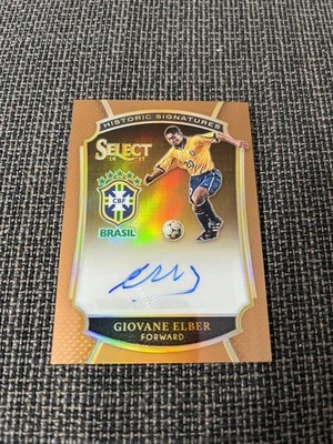 Panini Select Soccer 2016 - Giovane Elber Historic Signatures  # 39/49 (Brazil)