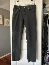 Faherty Women's Straight Leg Black Denim Jeans Size 33