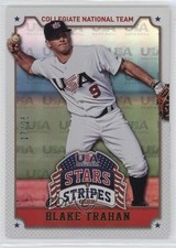 2015 Stars and Stripes Longevity Parallel Gold Team Logo /25 Blake Trahan 2y0