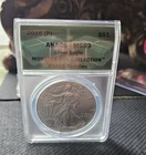2016 (P) American Silver Eagle, graded MS69 by ANACS