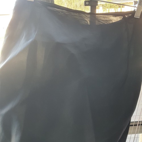 Dries Van Noten Skirt Sz 38 Black Satin Midi Pleated Lagenlook Layering Piece - Picture 13 of 15