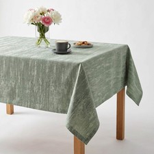 Mint Jacquard Wedding Tablecloth Misty Polyester Dining Cover