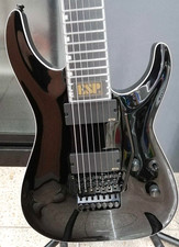 E-II by ESP Horizon FR-7 7-Strings Guitar Black EMG Pickup Made in Japan