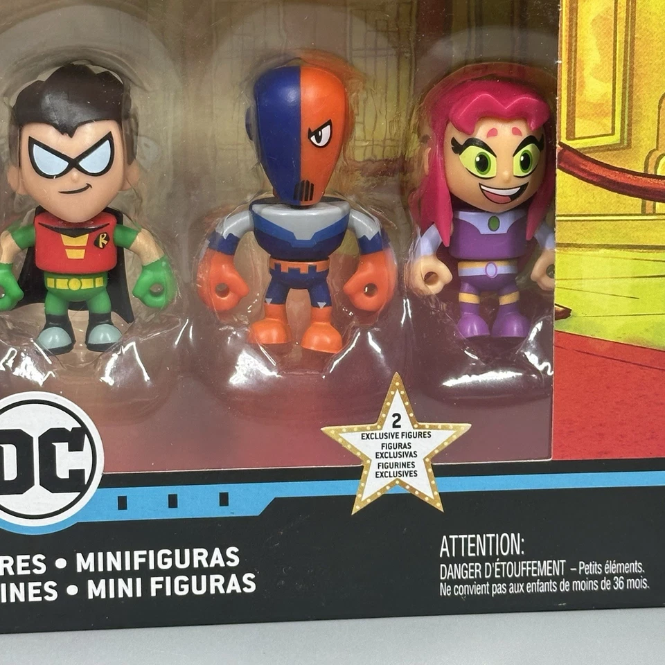 Teen Titans Go! To the Movies Mini Figures 5-Pack 2" Action Figure Set - New - Image 4 of 4