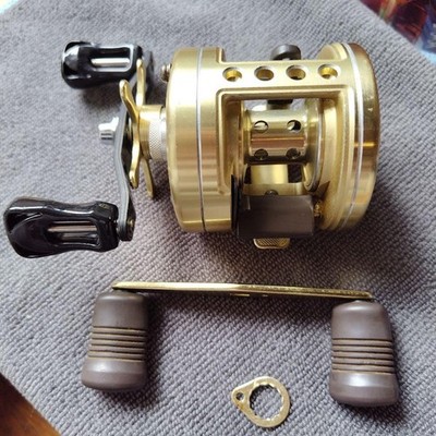 SHIMANO CALCUTTA 201XT Fishing Reel Used Left Handle Custom
