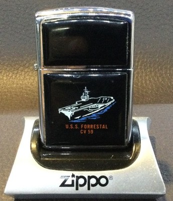 1988 Ultralite Zippo, U.S.S. Forrestal CV 59, VGC+, HTF | eBay